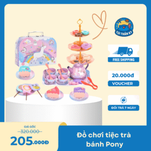 Đồ chơi tiệc trà bánh Pony