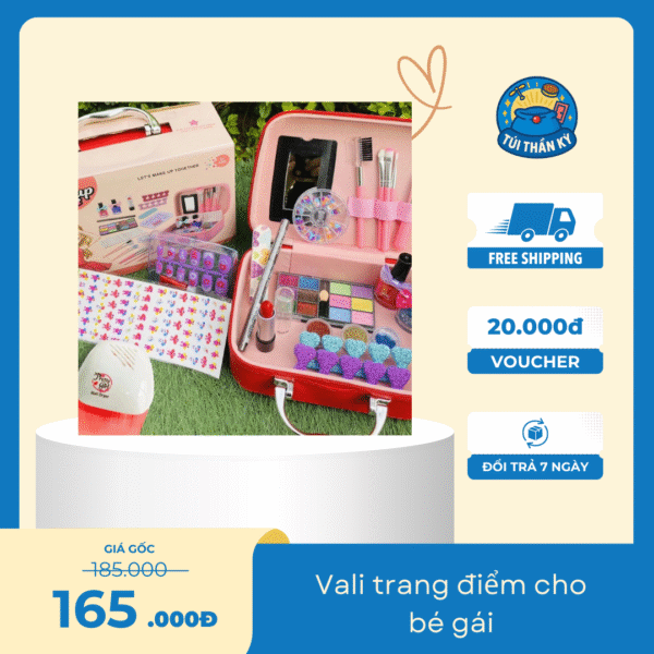 Vali trang điểm cho bé gái