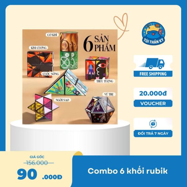 Combo 6 khối rubik