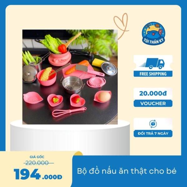 Bộ đồ nấu ăn cho bé